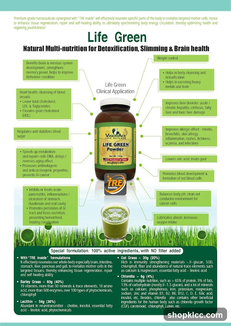 Life Green Infographic
