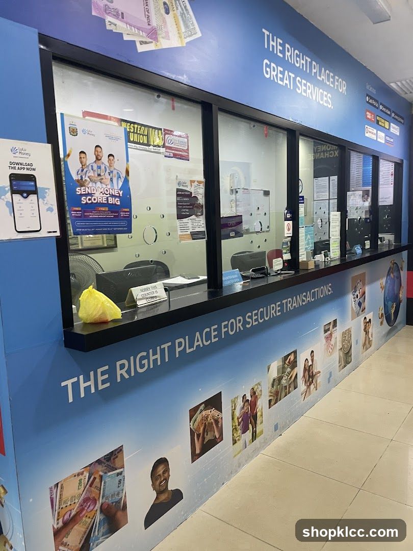 Service Counter Interior View