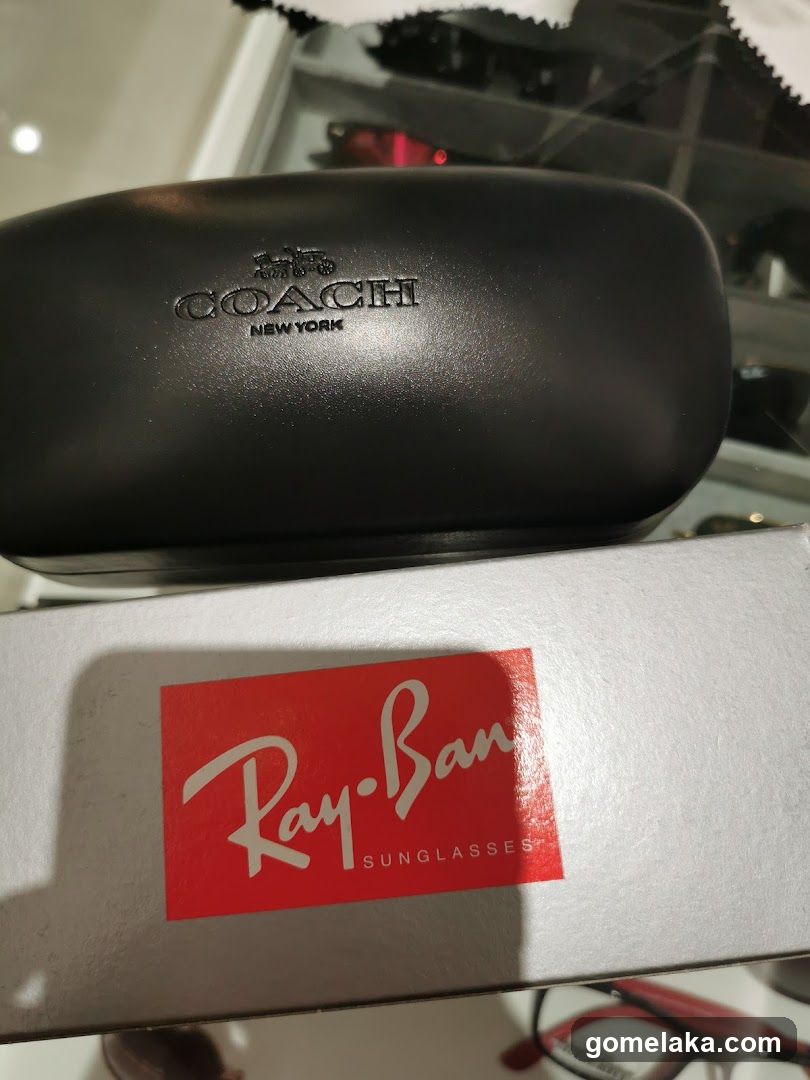 Ray-Ban Sunglasses Box with Coach Case