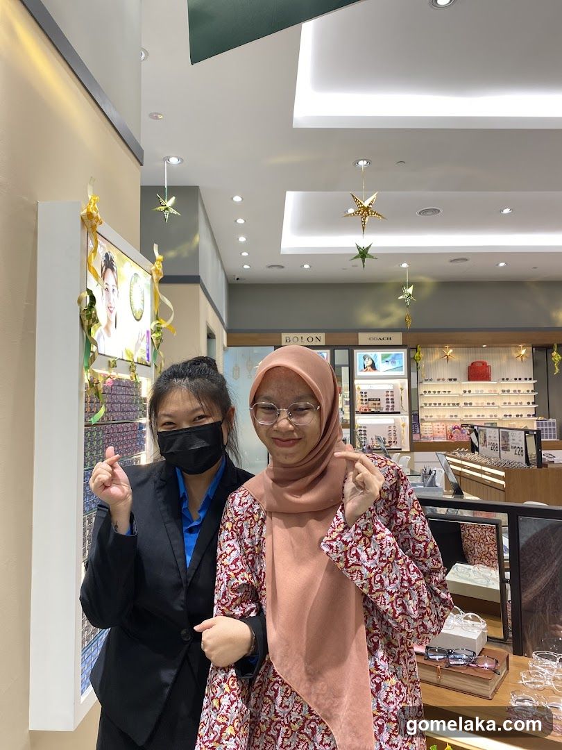 Inside a retail store