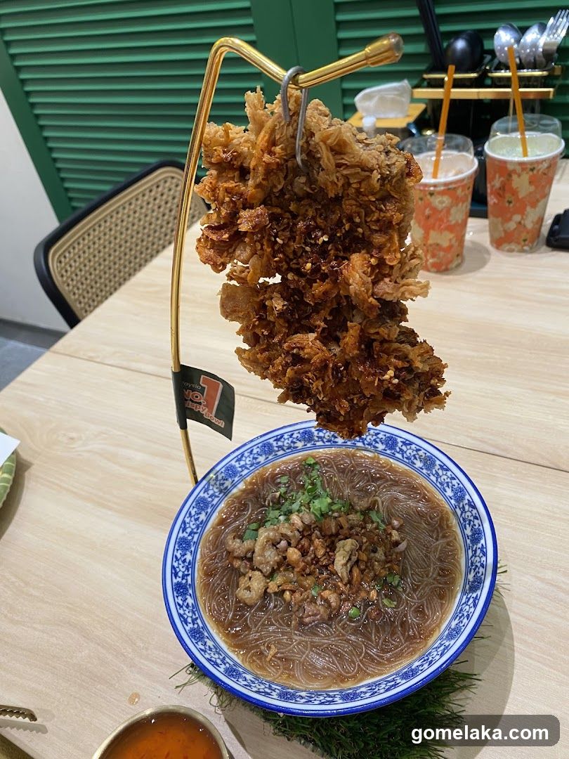 Food Display at Restaurant Interior