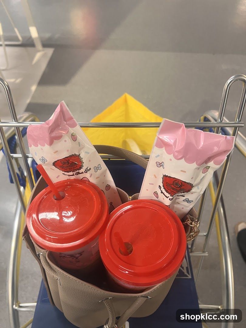Beverages in Shopping Cart