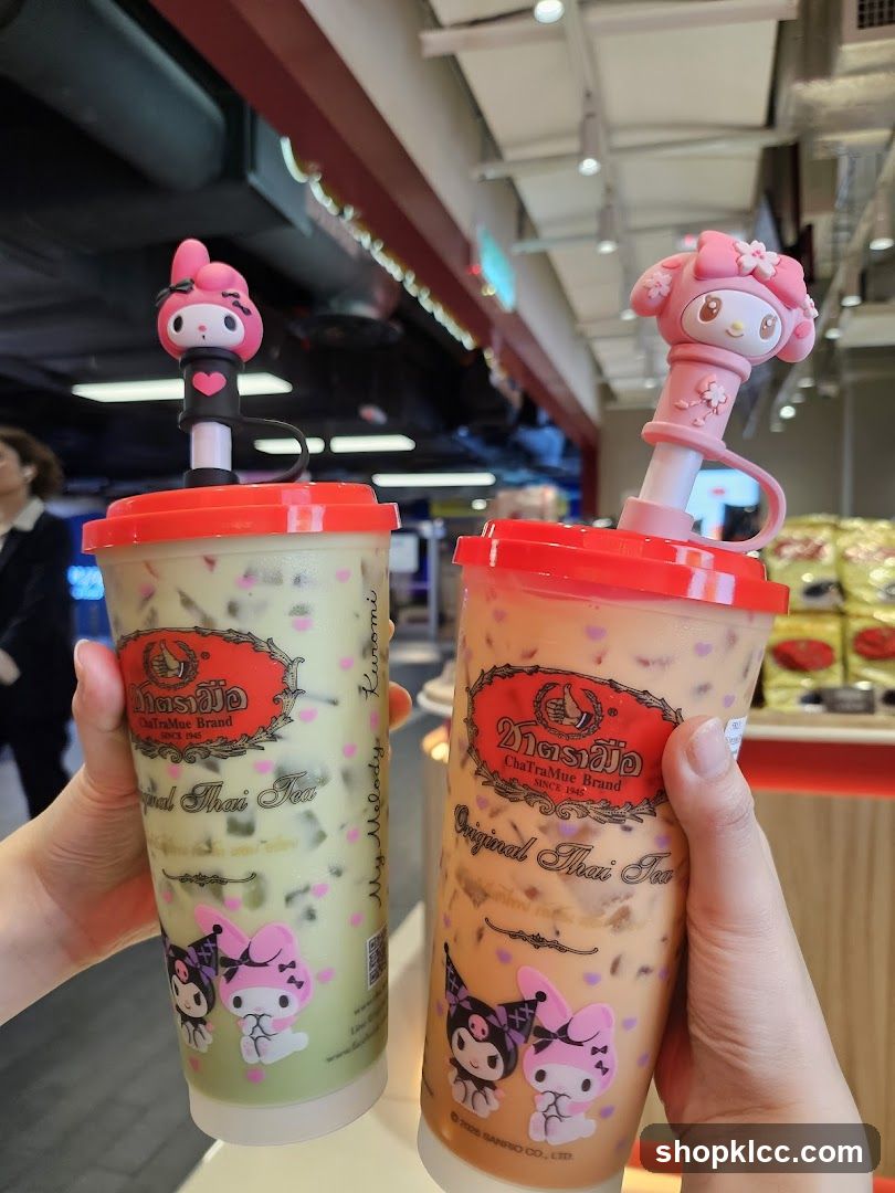 Thaimue Brand Thai Tea with Sanrio Merchandise