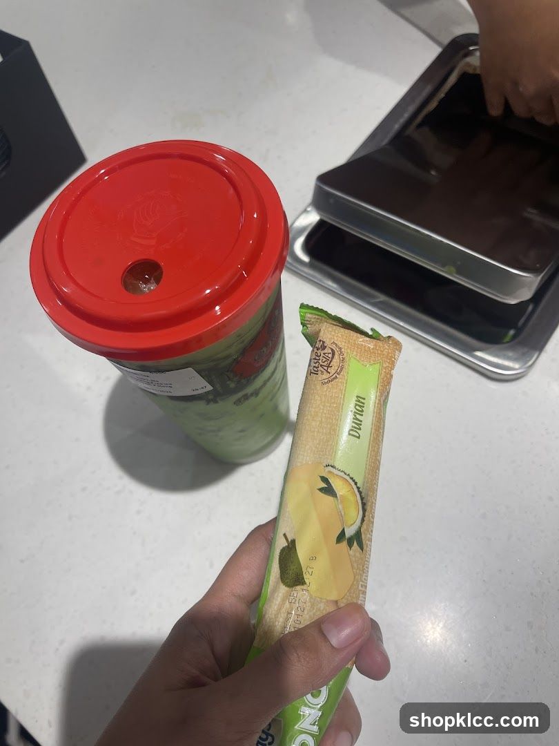 Durian Drink and Snack