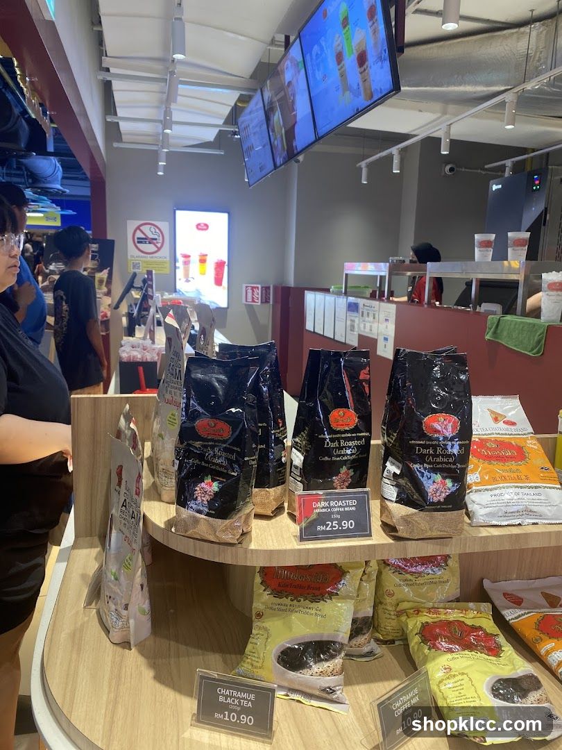 Coffee and Tea Products Display
