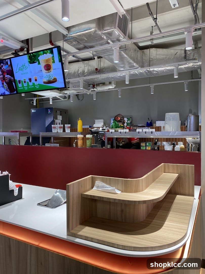 Boba Tea Shop Interior
