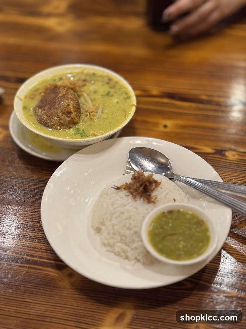 Rice and Curry Dish
