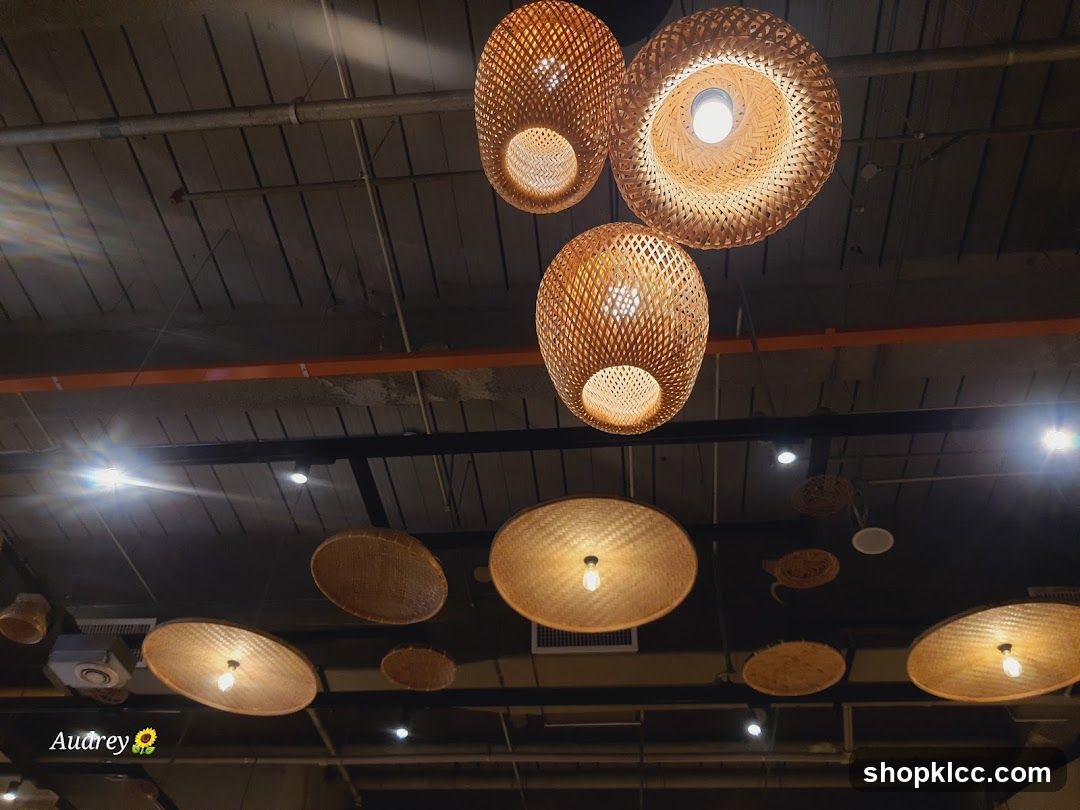 Woven Pendant Lights Interior