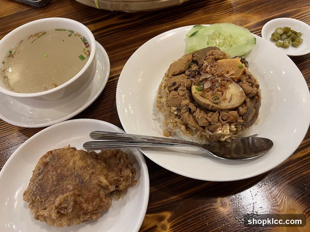 Rice Bowl Meal with Side Dishes