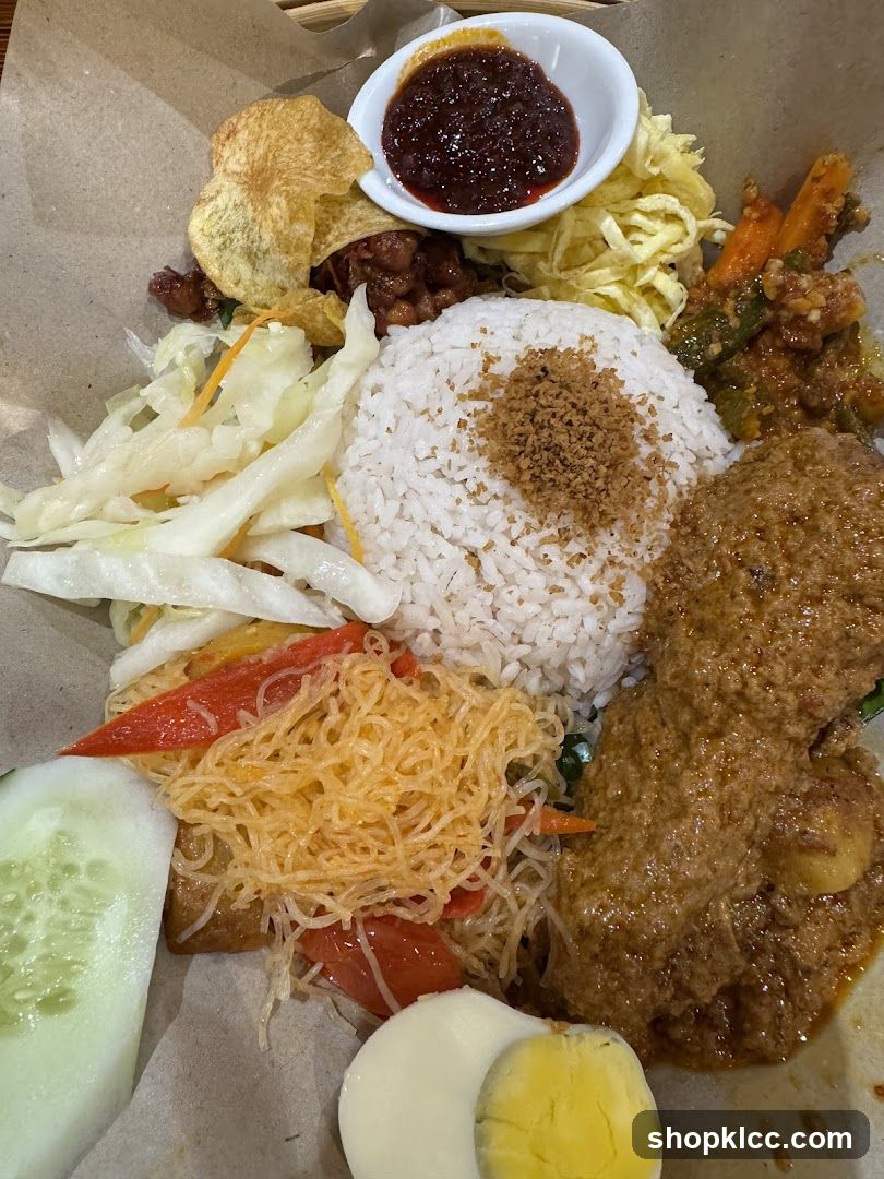 Nasi Lemak Plate