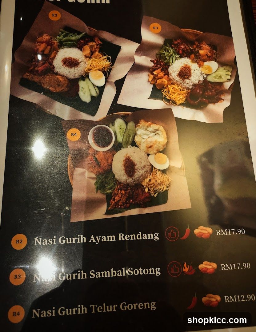 Nasi Gurih Menu