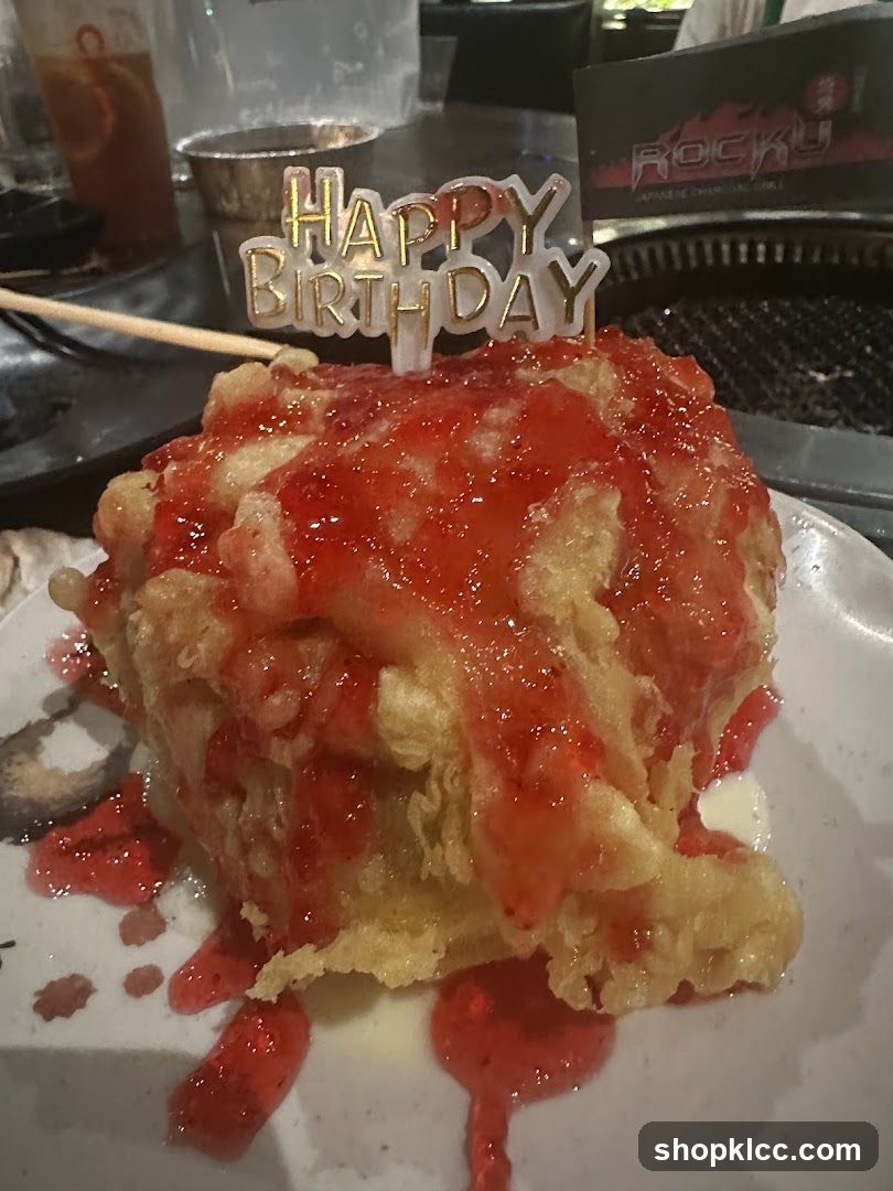 Birthday Dessert