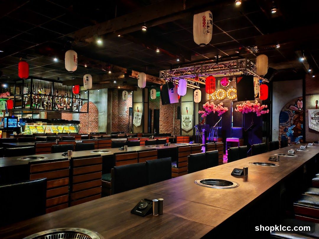Restaurant Interior with Bar and Seating
