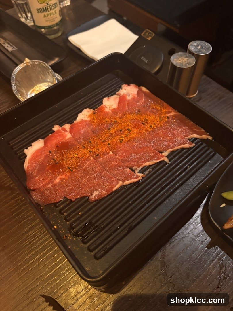 Thinly Sliced Beef with Seasoning