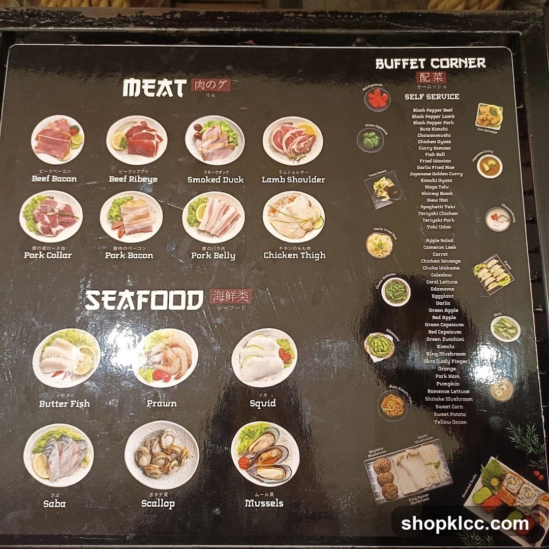 Buffet Menu