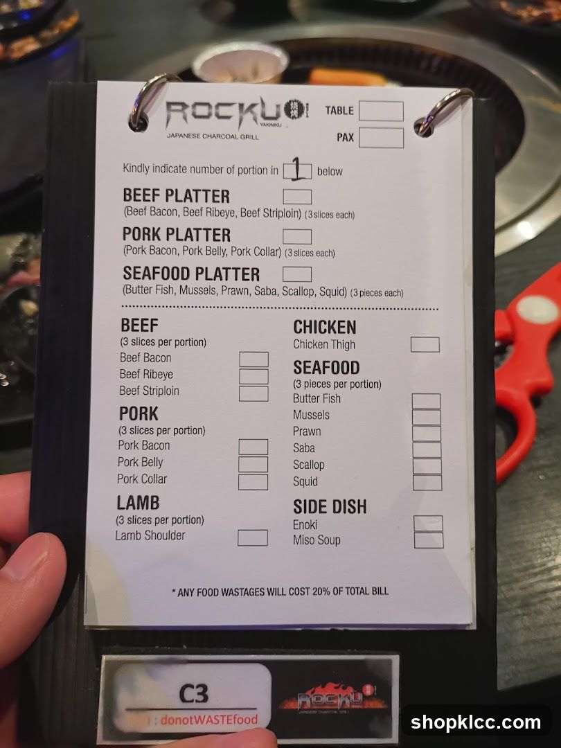 ROCKU! JAPANESE CHARCOAL GRILL