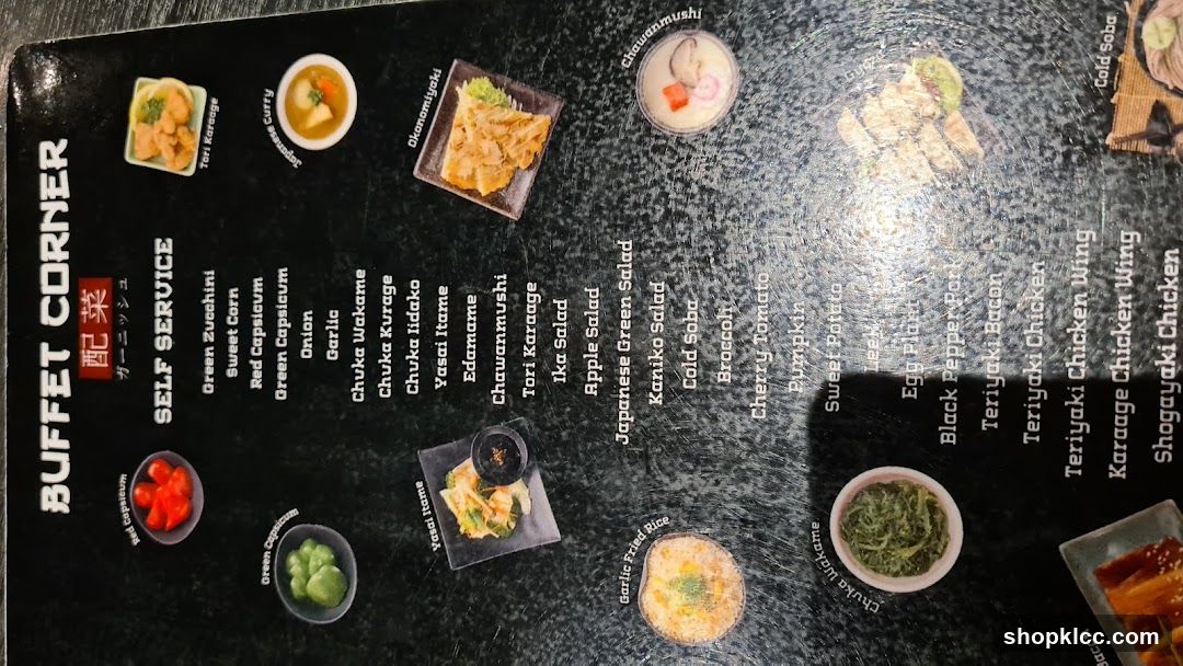 Buffet Corner Menu