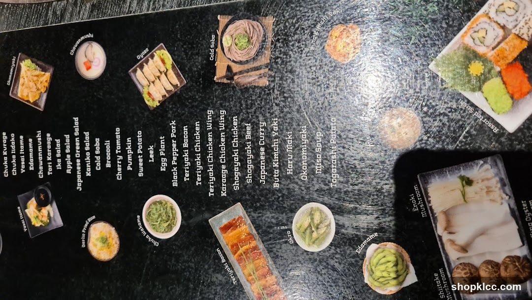 Japanese Menu