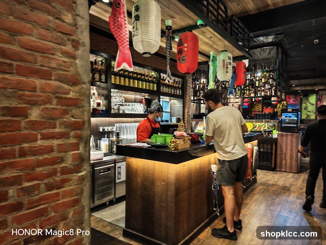 Bar Interior with Patrons