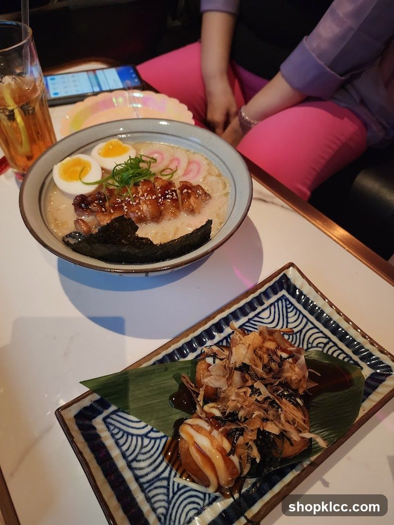 Ramen and Appetizer Dish