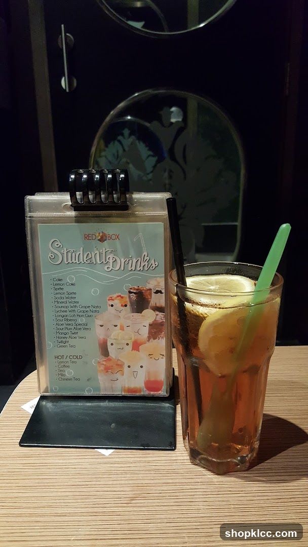 Student Drinks Menu Stand
