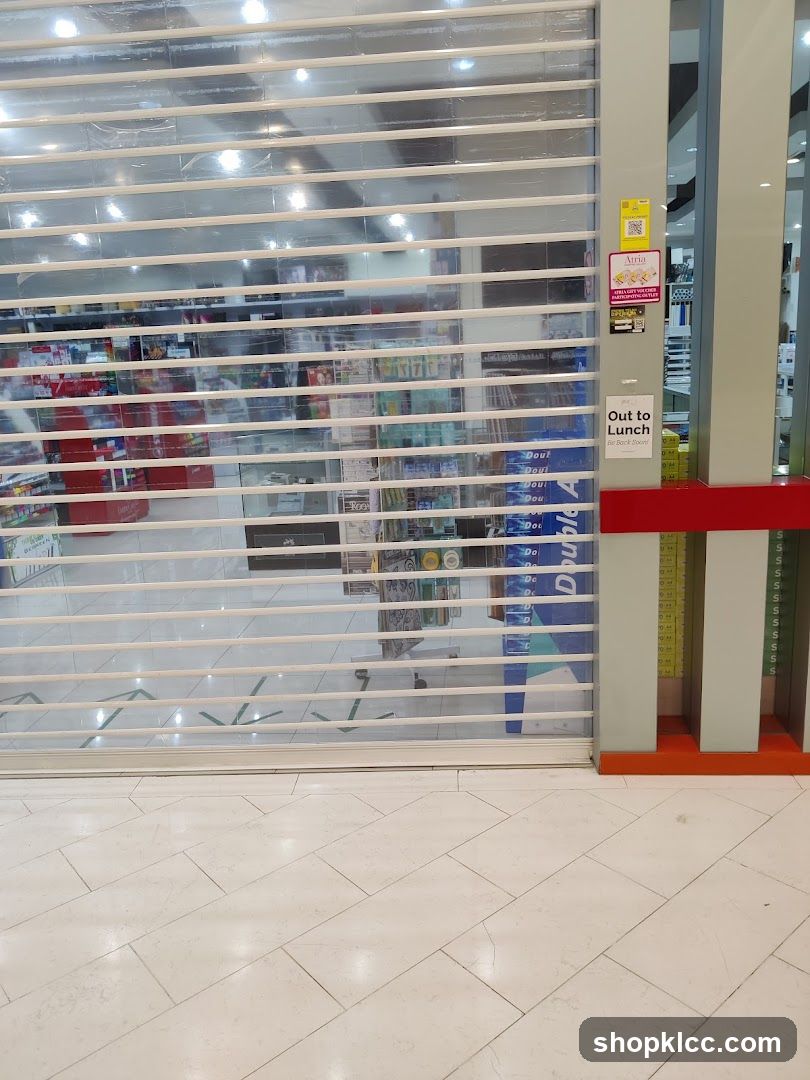 Closed Storefront with Rolling Door