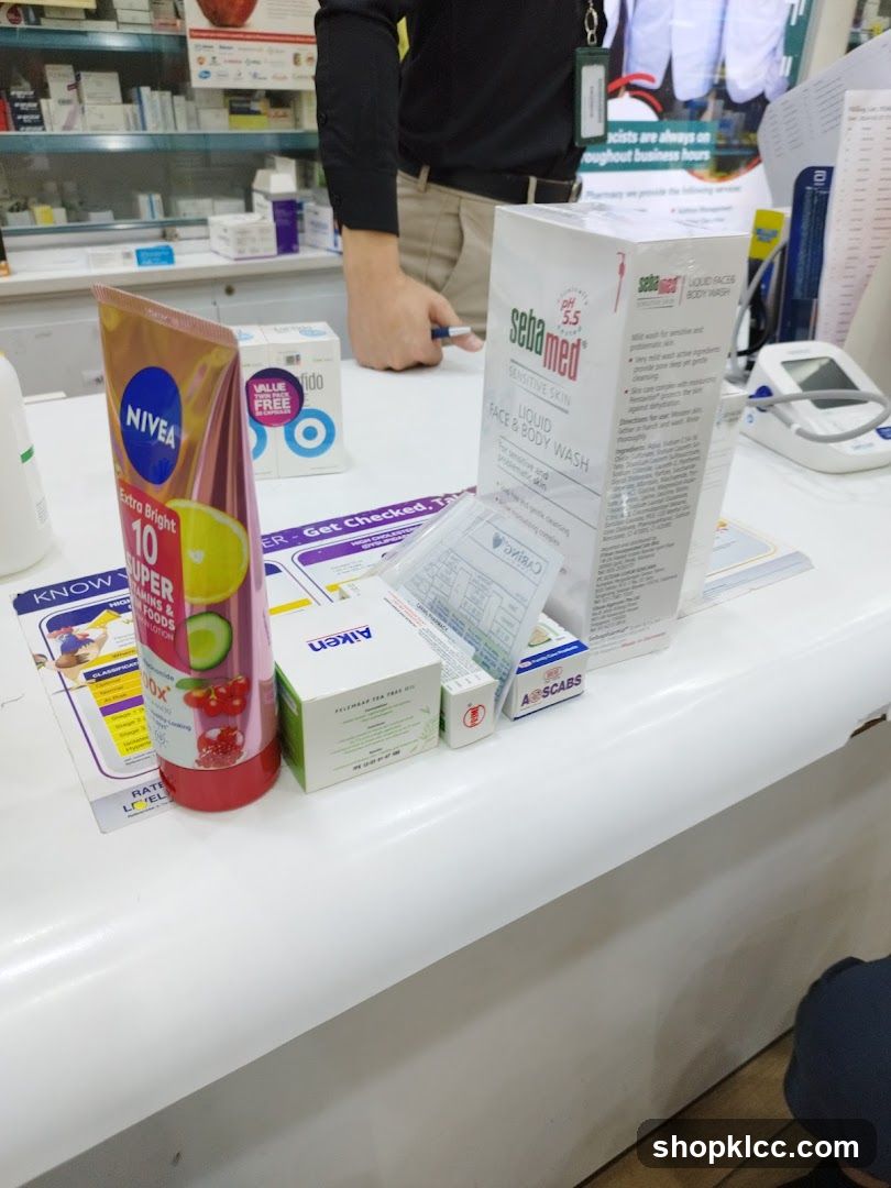 Pharmacy Counter Display