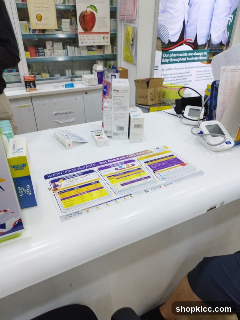 Pharmacy Counter Display
