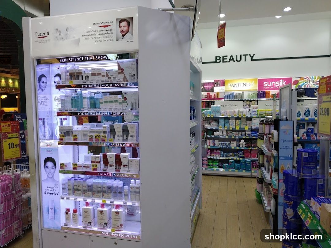 Eucerin Display in Beauty Section