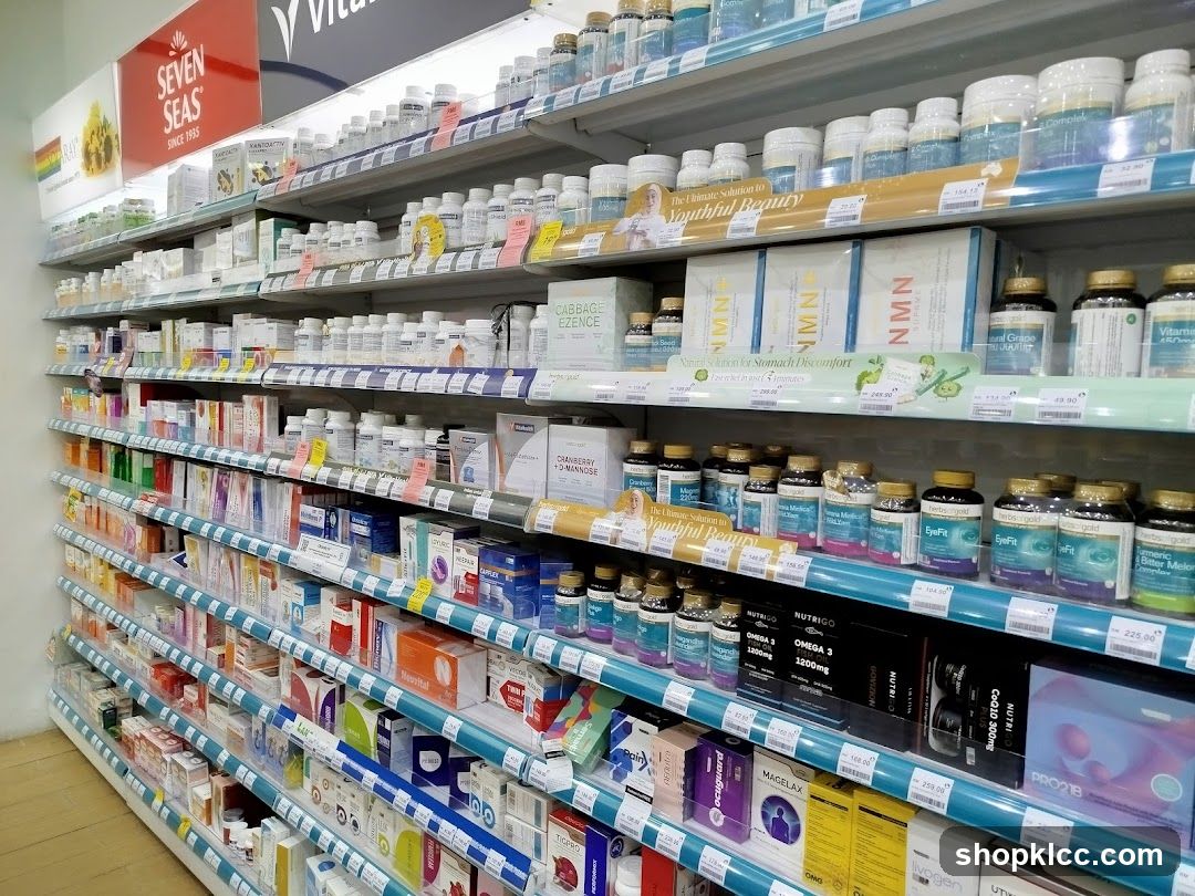 Supplement and Health Store Interior