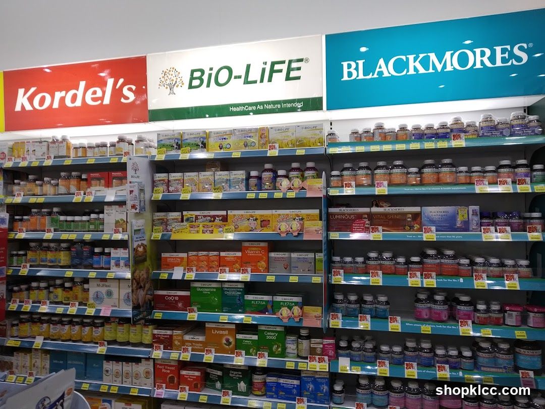 Supplement and Health Store Interior