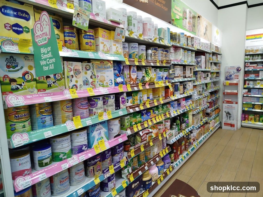 Baby Food and Supplement Aisle