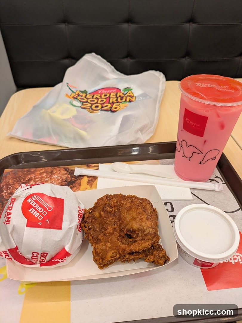 Fried Chicken Meal with Drink
