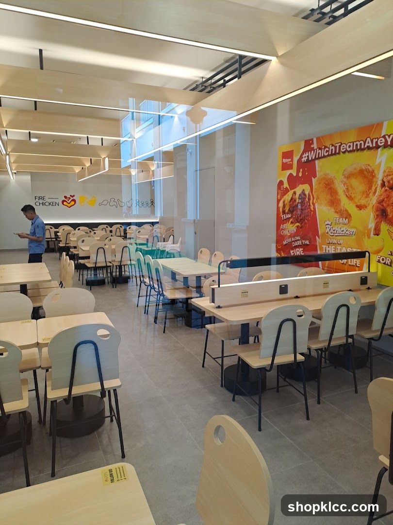 Fried Chicken Restaurant Interior
