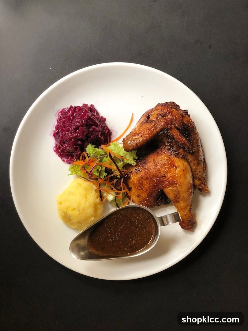 Roasted Chicken with Side Dishes