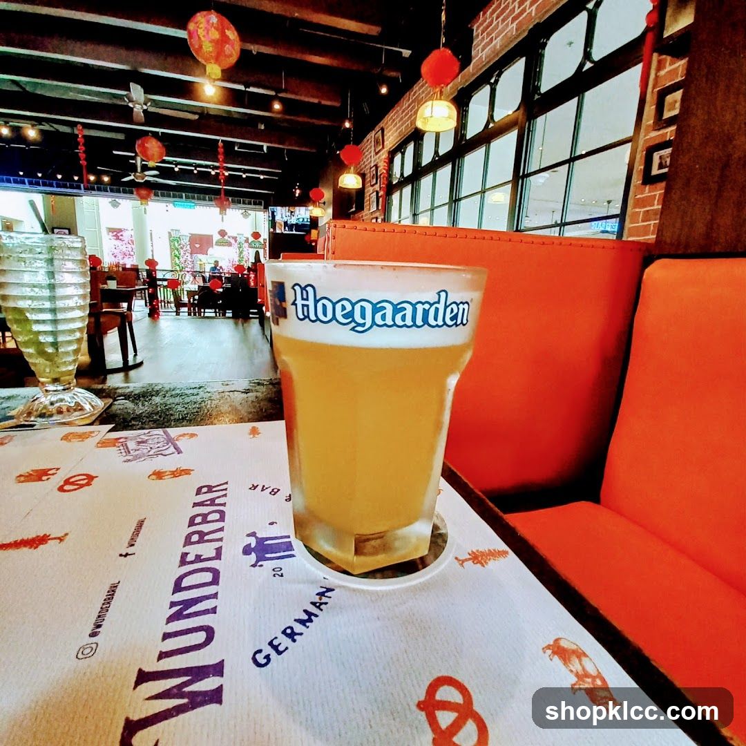 Hoegaarden Beer at Wunderbar