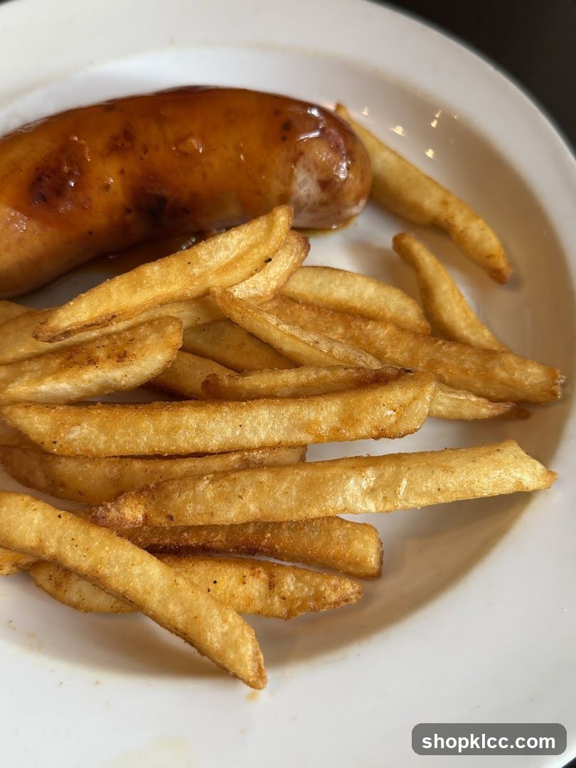 Sausage and French Fries