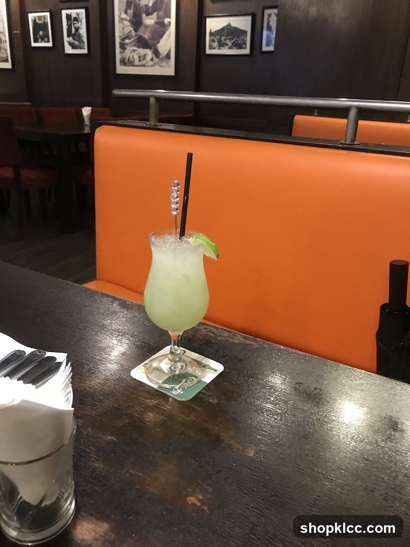 Cocktail in a bar setting