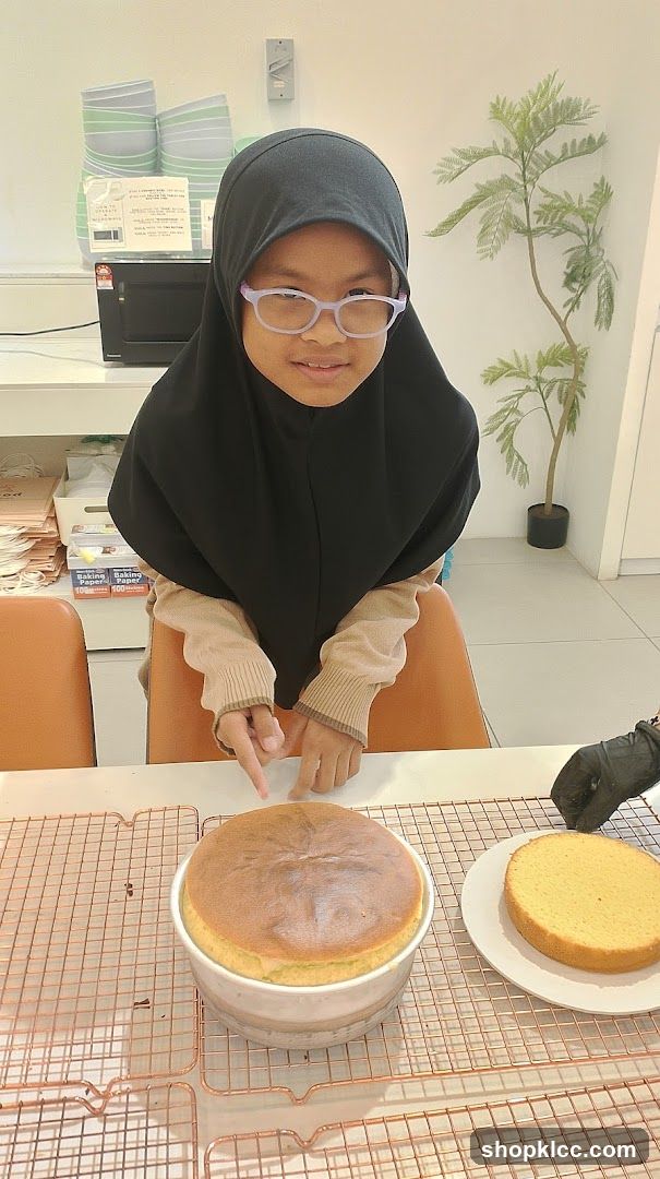 Baking Scene with Cake