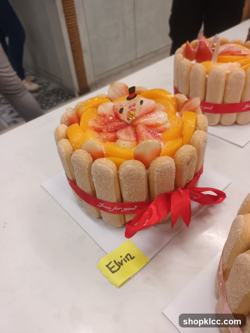 Fruit Cake Display