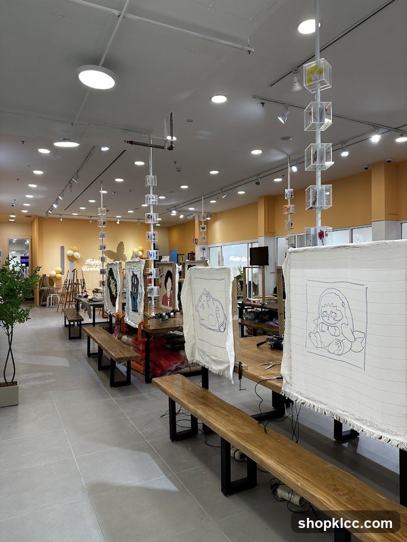 Interior of a creative studio or workshop space