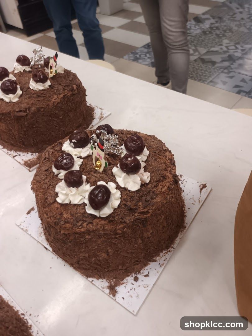 Chocolate Cakes Display