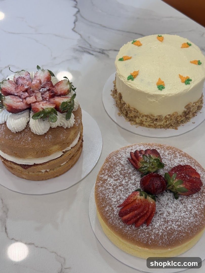 Strawberry and Cream Desserts Display