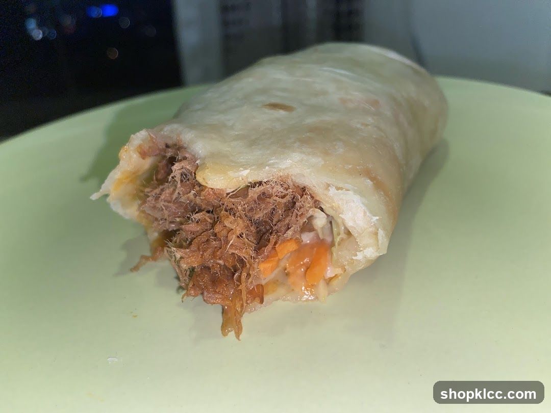 Meat Roll on Plate
