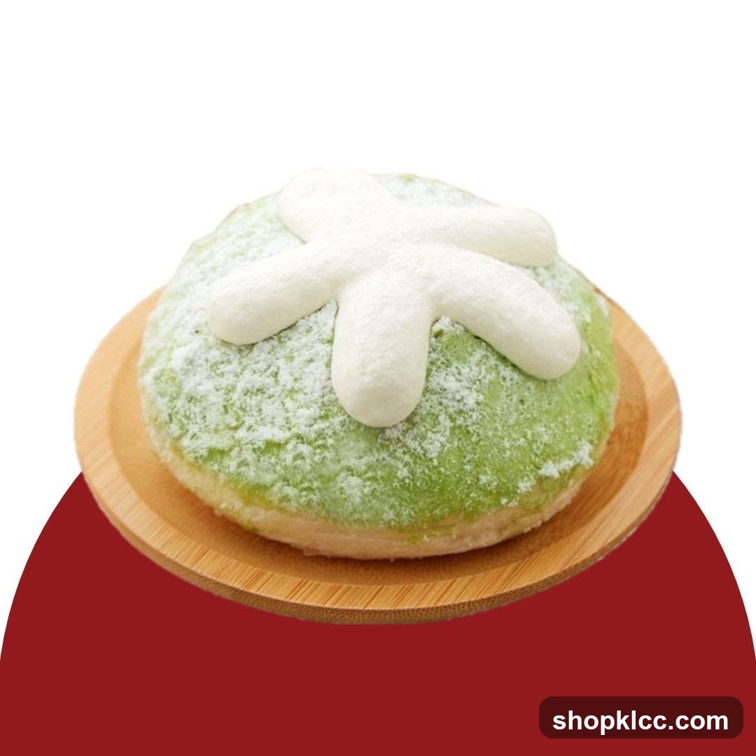 Matcha Donut with Star Frosting