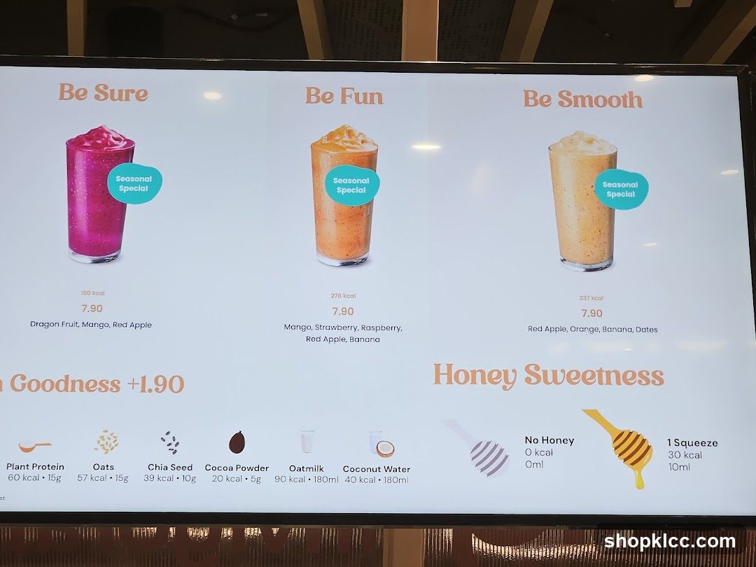 Smoothie Menu Board