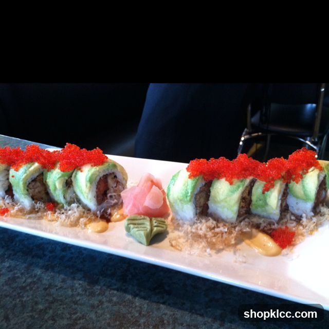 Sushi Platter with Salmon and Avocado Rolls