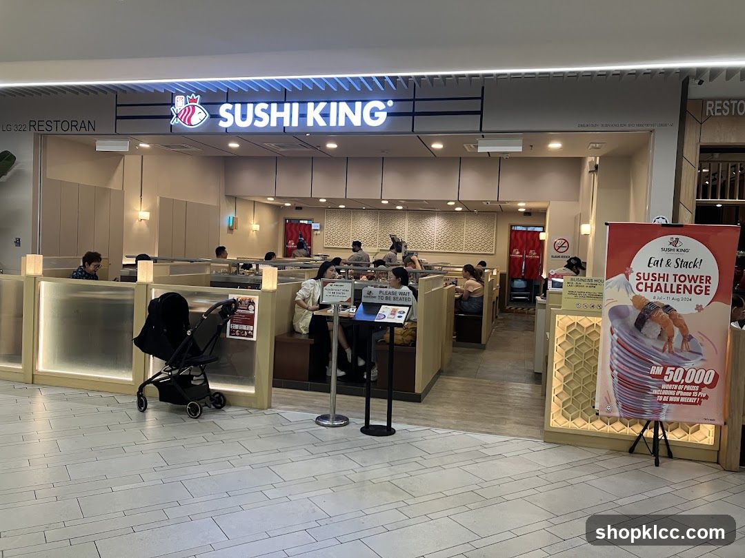 Sushi King Restaurant Interior