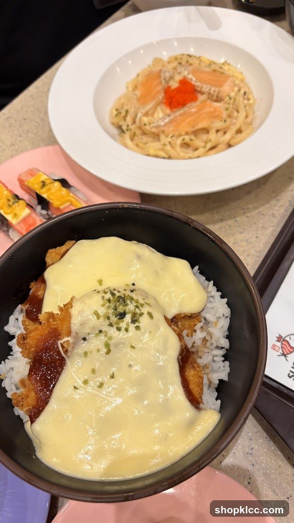 Japanese-style food spread