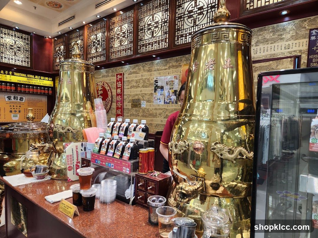 Traditional Chinese Tea Shop Interior